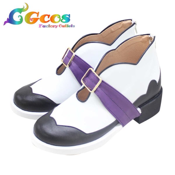 画像2: あんさんぶるスターズ! コスプレ靴 フィーチャースカウト 司編2 朱桜司 コスプレブーツ コスプレ衣装 (2)