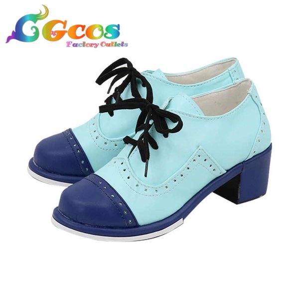 画像2: ウマ娘プリティーダービー コスプレ靴 セイウンスカイ ダンス衣装 コスプレブーツ コスプレ衣装 (2)