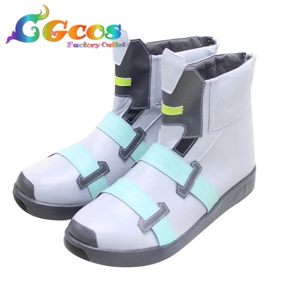 画像2: サイバーパンク エッジランナーズ コスプレ靴 デビッド・マルティネス コスプレブーツ コスプレ衣装 (2)