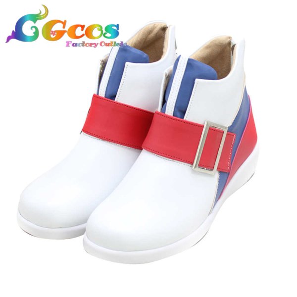 画像2: あんさんぶるスターズ! コスプレ靴 仙石忍 スカウト!あそび部 コスプレブーツ コスプレ衣装 (2)