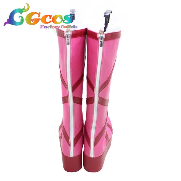 画像3: HUGっと!プリキュア コスプレ靴 愛崎えみる キュアマシェリ コスプレブーツ コスプレ衣装 (3)