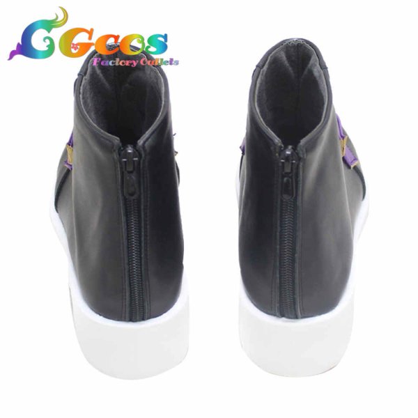 画像2: 刀剣乱舞 コスプレ靴 五月雨江 内番 コスプレブーツ コスプレ衣装 (2)