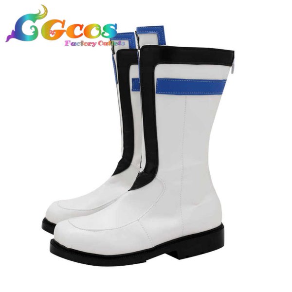 画像2: あんさんぶるスターズ! コスプレ靴 深海奏汰 追憶*流星の篝火 コスプレブーツ コスプレ衣装 (2)