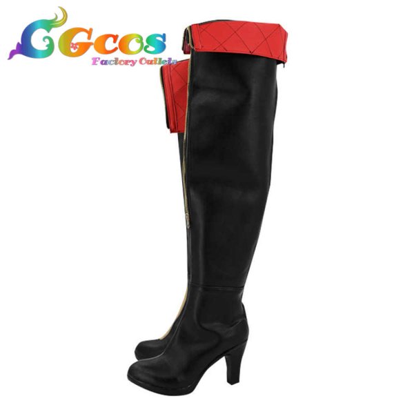 画像2: バーチャルYouTuber VTuber コスプレ靴 宝鐘マリン 100万人記念衣装 コスプレブーツ コスプレ衣装 (2)