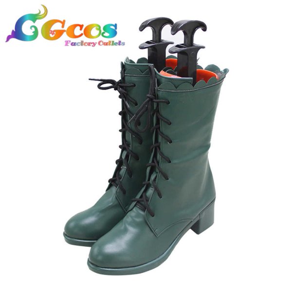 画像2: バーチャルYouTuber VTuber コスプレ靴 Pomu Rainpuff ぽむ れいんぱふ コスプレブーツ コスプレ衣装 (2)