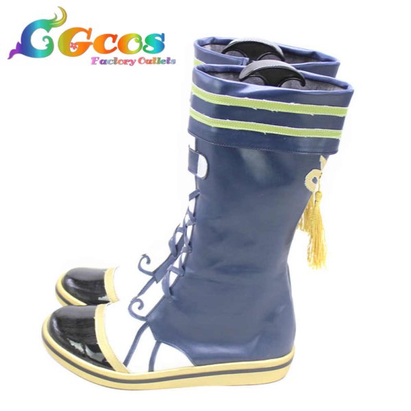 画像2: 原神 げんしん コスプレ靴 ティナリ Tighnari コスプレブーツ コスプレ衣装 (2)