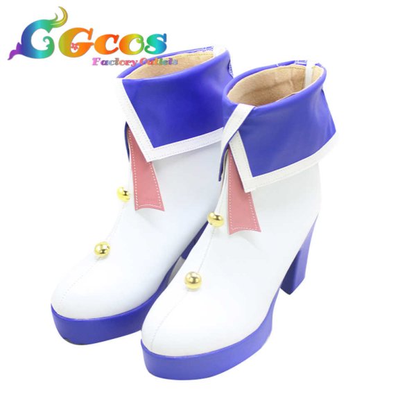 画像2: ブルーアーカイブ コスプレ靴 陸八魔アル コスプレブーツ コスプレ衣装 (2)