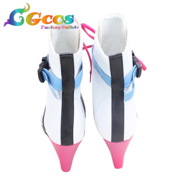 画像3: バーチャルYouTuber VTuber コスプレ靴 キズナアイ A.I.Party 2021 コスプレブーツ コスプレ衣装 (3)