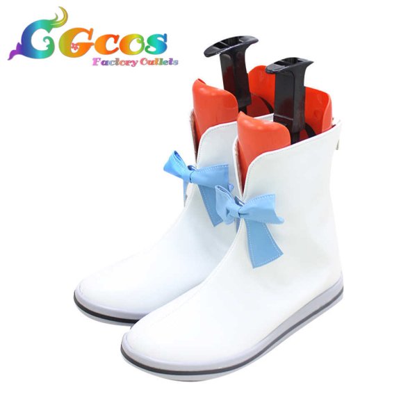 画像2: けものフレンズ コスプレ靴 ホワイトライオン コスプレブーツ コスプレ衣装 (2)