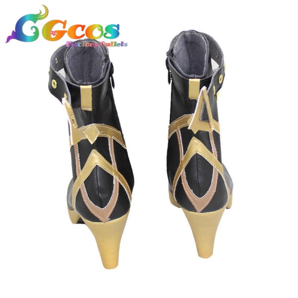 画像3: 原神 げんしん コスプレ靴 ディーヤ Dehya コスプレブーツ コスプレ衣装 (3)