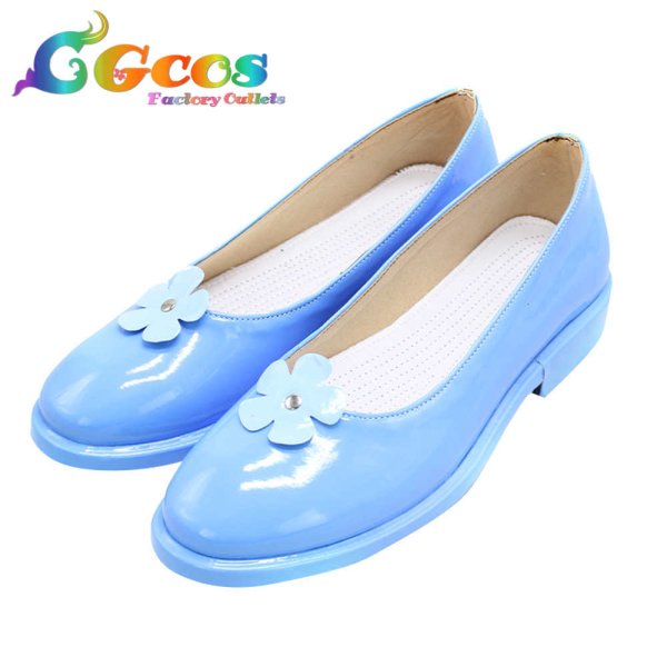 画像2: 初音ミク コスプレ靴 ぬーどるストッパーフィギュア Flower Fairy-ネモフィラ- プライズフィギュア コスプレブーツ コスプレ衣装 (2)