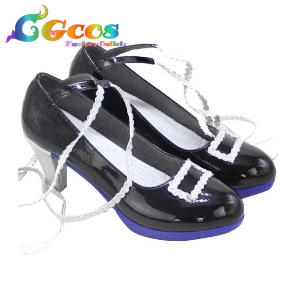 画像2: アズールレーン コスプレ靴 サン・ルイ 華麗なる聖騎士 路易九世禮服 コスプレブーツ コスプレ衣装 (2)