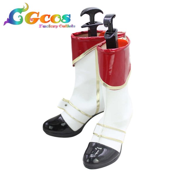 画像2: バーチャルYouTuber VTuber コスプレ靴 葛葉 くずは ChroNoiR 3 くろのわ コスプレブーツ コスプレ衣装 (2)