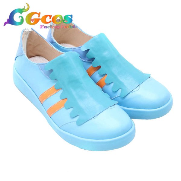 画像2: バーチャルYouTuber VTuber コスプレ靴 甲斐田晴 ROF-MAO ろふまお コスプレブーツ コスプレ衣装 (2)