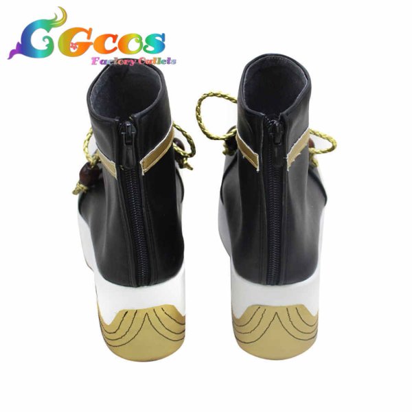 画像2: 原神 げんしん コスプレ靴 甘雨 カンウ 夜のとばり コスプレブーツ コスプレ衣装 (2)