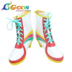 ウマ娘プリティーダービー　コスプレ靴　アグネスデジタル　勝負服　コスプレブーツ　コスプレ衣装