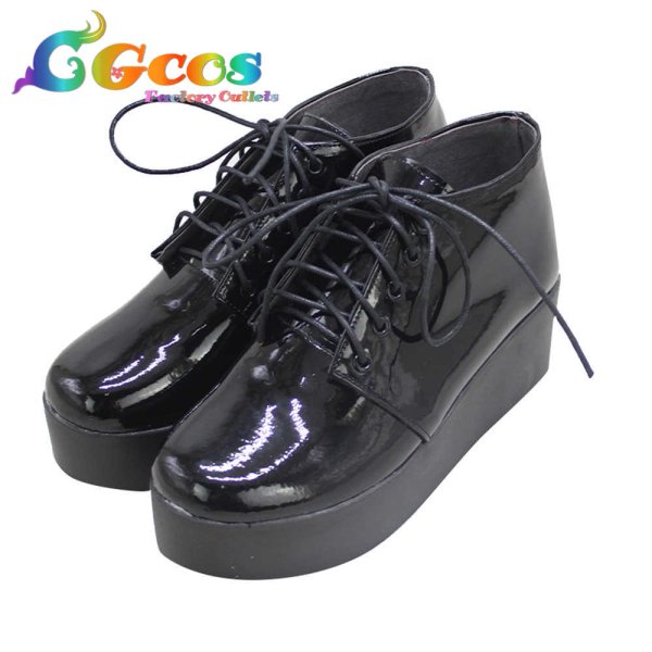 画像2: バーチャルYouTuber VTuber コスプレ靴 神楽七奈 ななかぐら カグラナナ 制服 コスプレブーツ コスプレ衣装 (2)