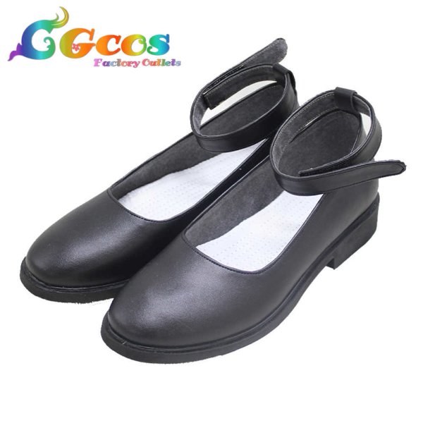 画像2: バーチャルYouTuber VTuber コスプレ靴 百鬼あやめ ガーリー系衣装 コスプレブーツ コスプレ衣装 (2)