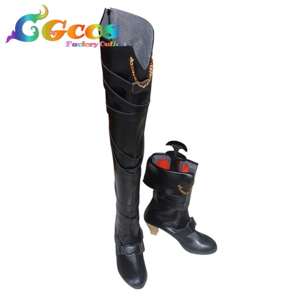 画像2: バーチャルYouTuber VTuber コスプレ靴 Aster Arcadia アスター アルカディア コスプレブーツ コスプレ衣装 (2)