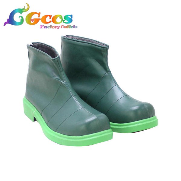 画像2: ポケットモンスター ブラック・ホワイト コスプレ靴 N トレーナー ナチュラル・ハルモニア・グロピウス Natural Harmonia Gropius コスプレブーツ コスプレ衣装 (2)