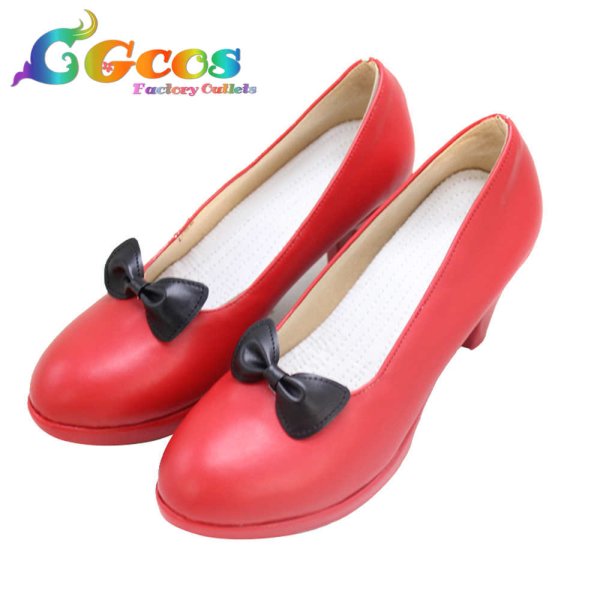 画像2: バーチャルYouTuber VTuber コスプレ靴 白銀ノエル ディアンドル娘衣装 コスプレブーツ コスプレ衣装 (2)