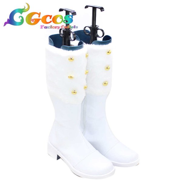 画像2: 聖歌の天使 望月聖 コスプレ靴 コスプレブーツ コスプレ衣装 (2)