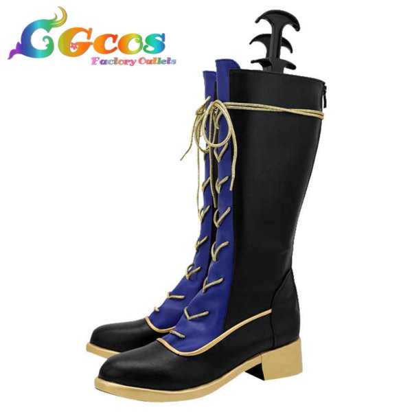 画像2: あんさんぶるスターズ! コスプレ靴 天祥院英智 フィーチャースカウト 英智編 天空の羅針儀 コスプレブーツ コスプレ衣装 (2)