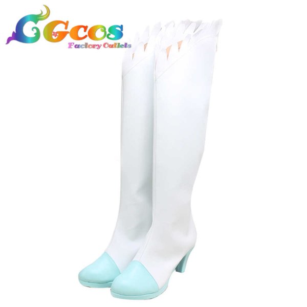 画像2: プリキュアオールスターズ コスプレ靴 坂上あゆみ キュアエコー コスプレブーツ コスプレ衣装 (2)