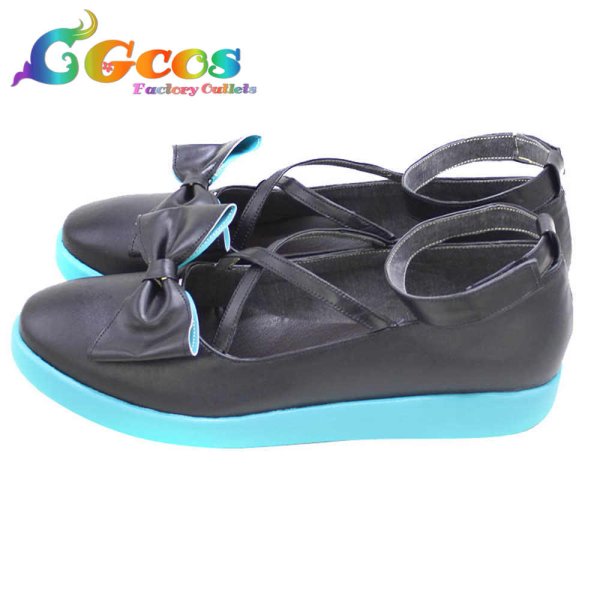 画像2: アークナイツ コスプレ靴 アイリス コスプレブーツ コスプレ衣装 (2)