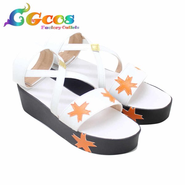 画像2: グランブルーファンタジー GRANBLUE FANTASY コスプレ靴 アニラ 水着 コスプレブーツ コスプレ衣装 (2)