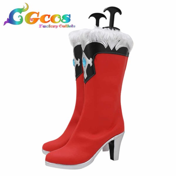 画像2: プリンセスコネクト!Re:Dive プリコネ プリコネR Princess Connect! コスプレ靴 イリヤ クリスマス コスプレブーツ コスプレ衣装 (2)