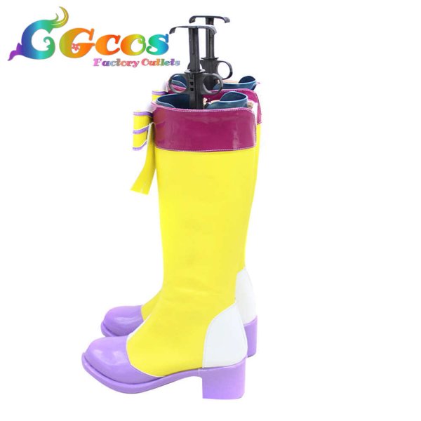 画像2: ウマ娘プリティーダービー コスプレ靴 ニシノフラワー コスプレブーツ コスプレ衣装 (2)