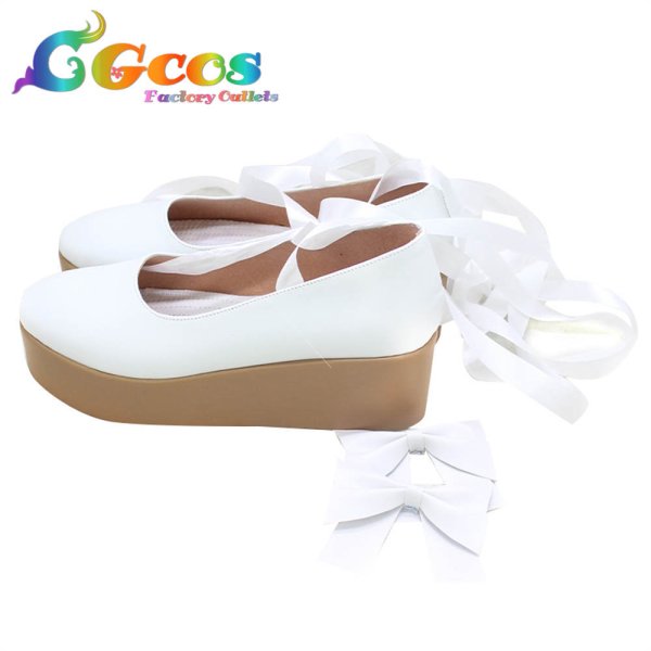 画像2: 邪神ちゃんドロップキック コスプレ靴 ぴの コスプレブーツ コスプレ衣装 (2)