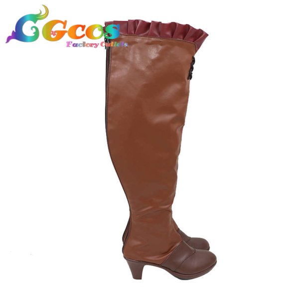 画像2: ブラッククローバー コスプレ靴 ミモザ・ヴァーミリオン コスプレブーツ コスプレ衣装 (2)