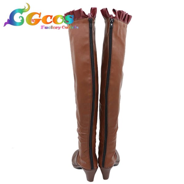 画像3: ブラッククローバー コスプレ靴 ミモザ・ヴァーミリオン コスプレブーツ コスプレ衣装 (3)