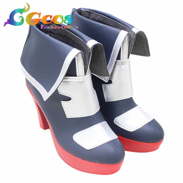 画像2: アズールレーン コスプレ靴 アンカレッジ コスプレブーツ コスプレ衣装 (2)