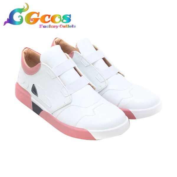 画像2: ブルーアーカイブ Blue Archive コスプレ靴 阿慈谷ヒフミ コスプレブーツ コスプレ衣装 (2)