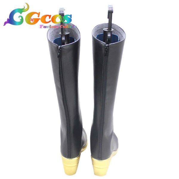 画像3: バーチャルYouTuber VTuber コスプレ靴 張京華 コスプレブーツ コスプレ衣装 (3)