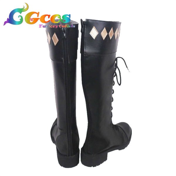 画像3: バーチャルYouTuber　VTuber　コスプレ靴　葛葉　くずは　Scarlet Invitation　コスプレブーツ　コスプレ衣装 (3)