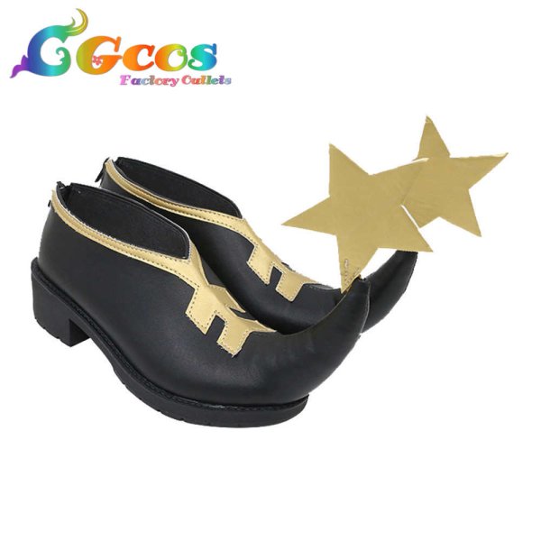 画像2: IdentityV 第五人格 コスプレ靴 マジシャン セルヴェ・ル・ロイ ブルーアラジン コスプレブーツ コスプレ衣装 (2)