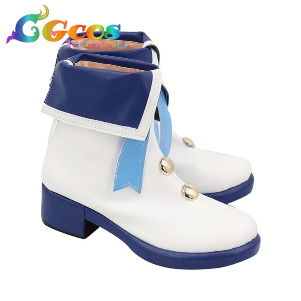 画像2: ブルーアーカイブ　コスプレ靴　天童アリス　アイドル衣装　コスプレブーツ　コスプレ衣装 (2)
