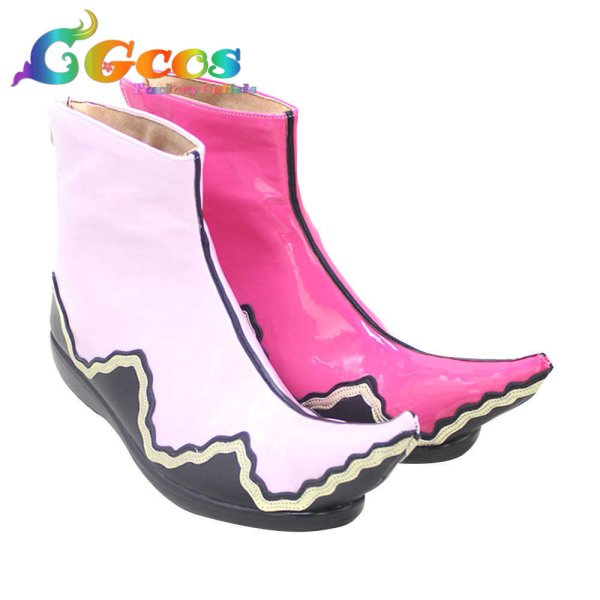 画像2: テイルズ オブ ベルセリア コスプレ靴 マギルゥ コスプレブーツ コスプレ衣装 (2)