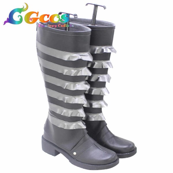 画像2: 刀剣乱舞 コスプレ靴 長曽祢虎徹 正装 コスプレブーツ コスプレ衣装 (2)