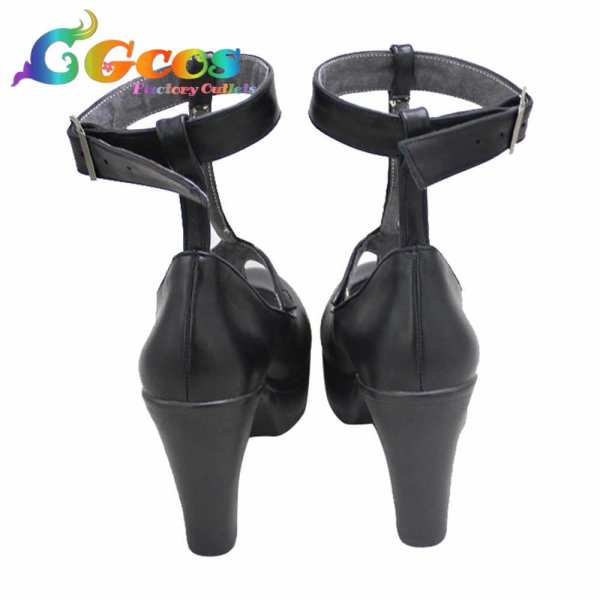 画像3: バーチャルYouTuber VTuber コスプレ靴 壱百満天原サロメ コスプレブーツ コスプレ衣装 (3)