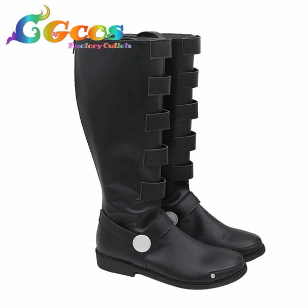 画像2: ありふれた職業で世界最強 コスプレ靴 南雲ハジメ コスプレブーツ コスプレ衣装 (2)