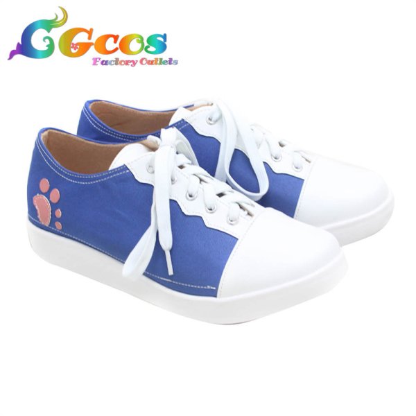 画像2: バーチャルYouTuber VTuber コスプレ靴 Mysta Rias ミスタ・リアス Sakura Bloom コスプレブーツ コスプレ衣装 (2)