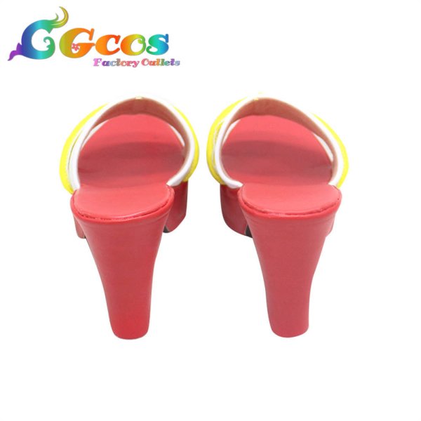 画像3: Re:ゼロから始める異世界生活 コスプレ靴 ラム 鬼衣装 コスプレブーツ コスプレ衣装 (3)