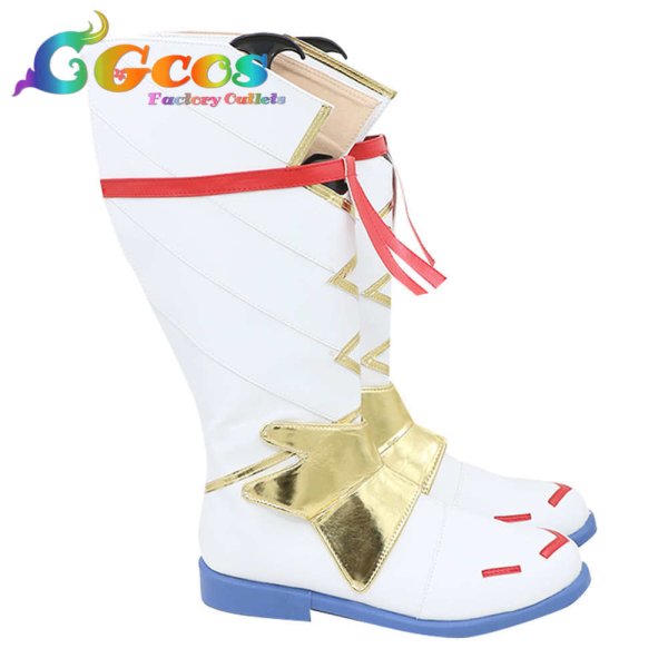 画像2: ゼノブレイド3 コスプレ靴 ミオ コスプレブーツ コスプレ衣装 (2)