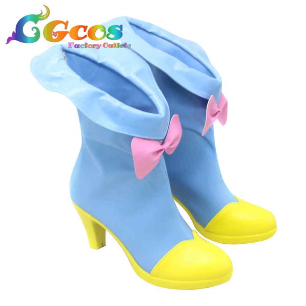 画像2: デリシャスパーティー?プリキュア　コスプレ靴　芙羽ここね　キュアスパイシー　コスプレブーツ　コスプレ衣装 (2)