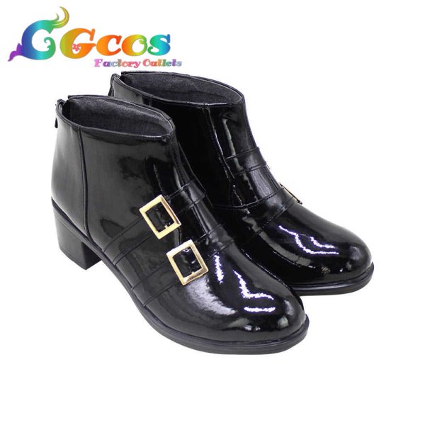 画像2: バーチャルYouTuber VTuber コスプレ靴 不破湊 スーツ コールボーイ コスプレブーツ コスプレ衣装 (2)